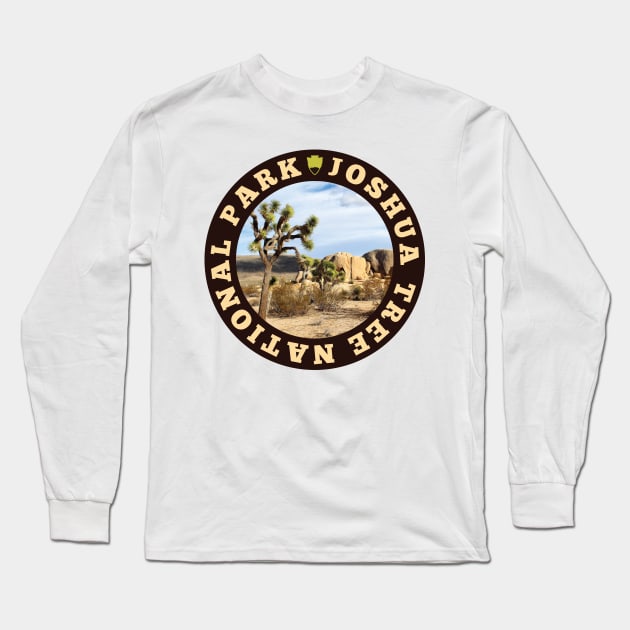 Joshua Tree National Park circle Long Sleeve T-Shirt by nylebuss